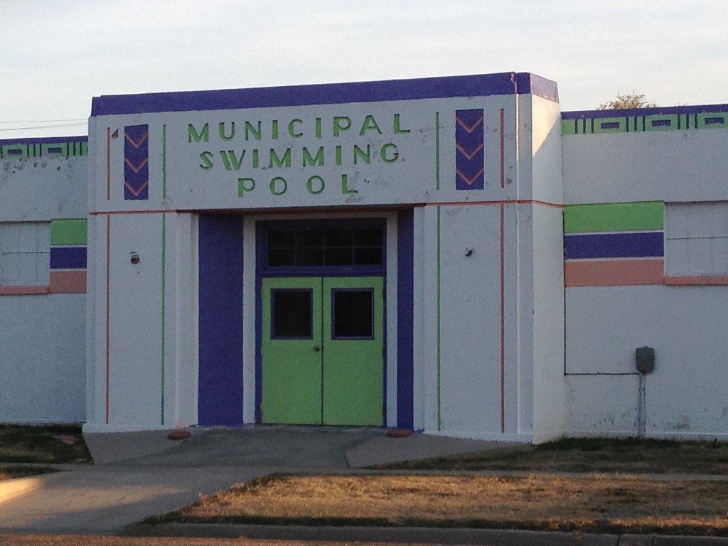 WPA swimming pool Hoxie's WPA built swimming pool to be d… Flickr
