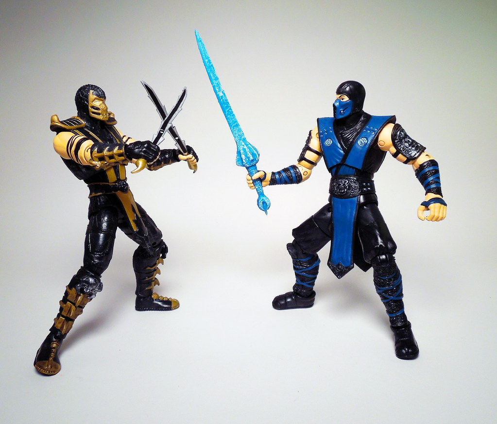 Mortal Kombat 6 Inch Scorpion vs SubZero Figures a photo on Flickriver