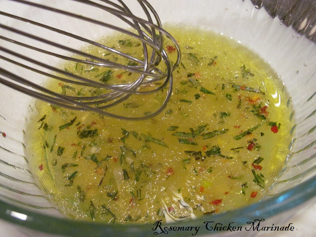 Rosemary chicken marinade TheChocolateBottle Flickr