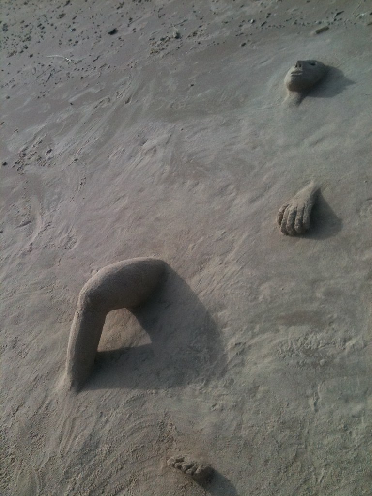 Lake Mi sand sculpting Schrader Flickr