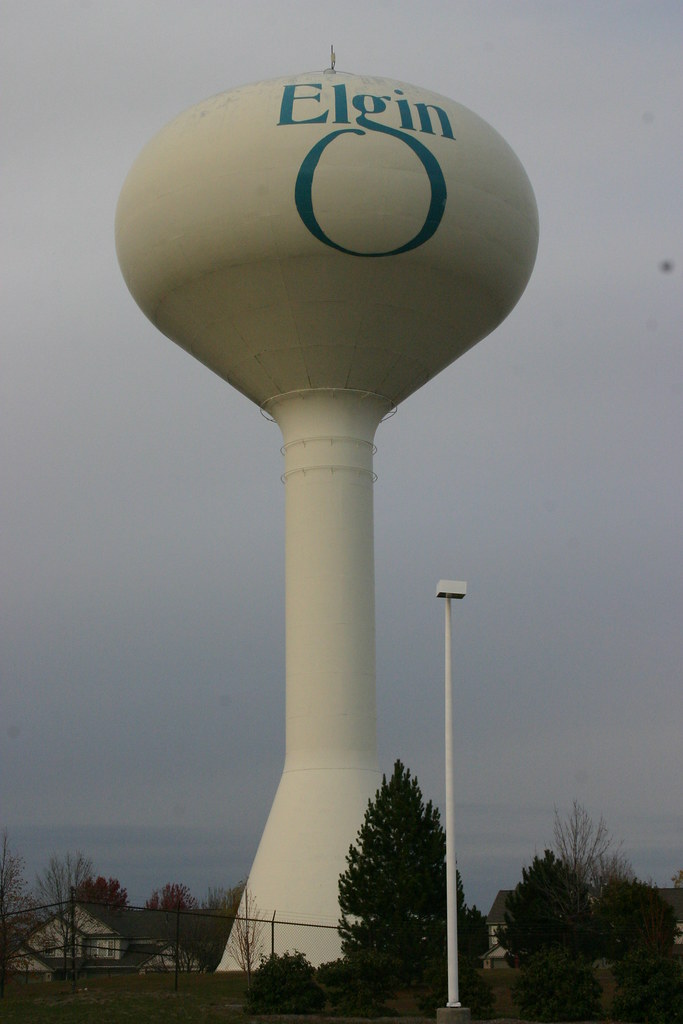 Elgin Water Tower a photo on Flickriver