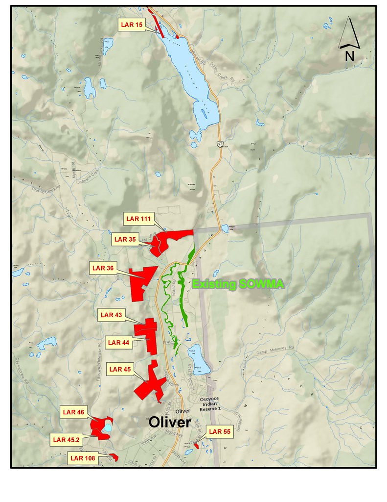 Oliver Bc Map Seasonal RV Resort Gallagher Lake South Okanagan