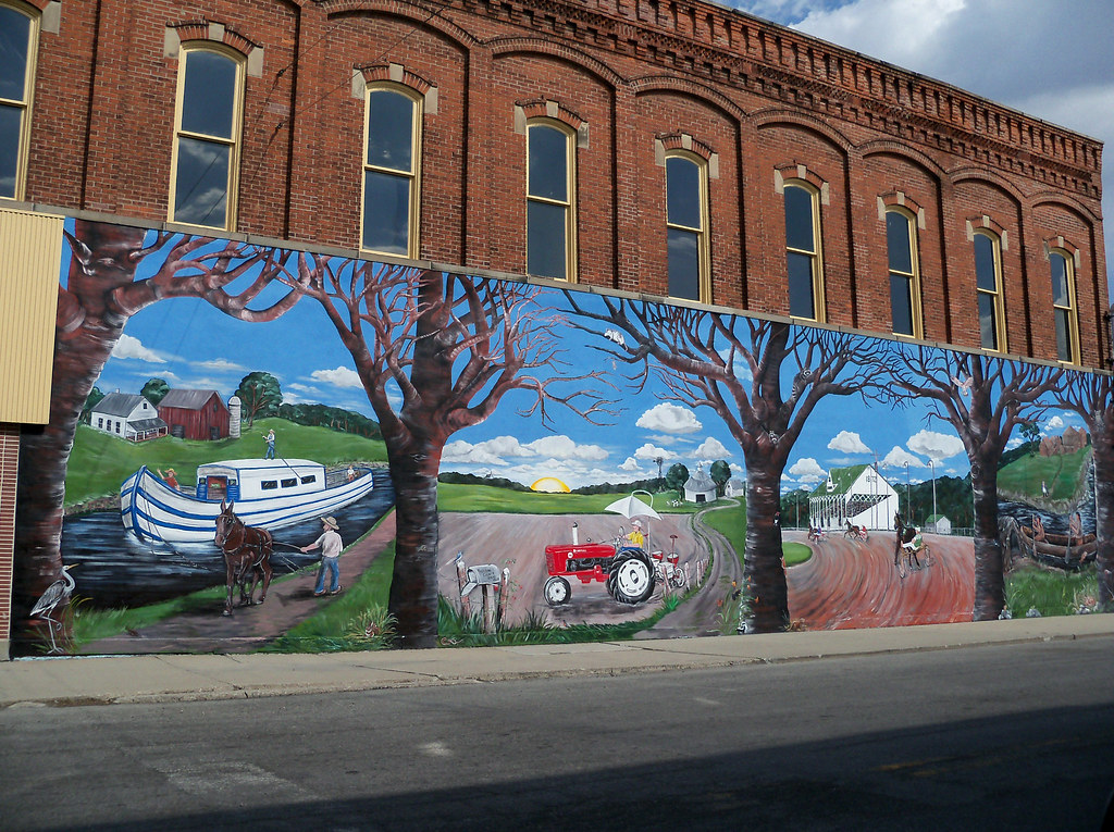 OH Paulding Mural Mural in Paulding, Ohio. Ken Flickr
