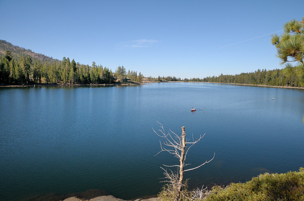 LC kayaking at Lake Valley Reservoir near Yuba Gap… Flickr