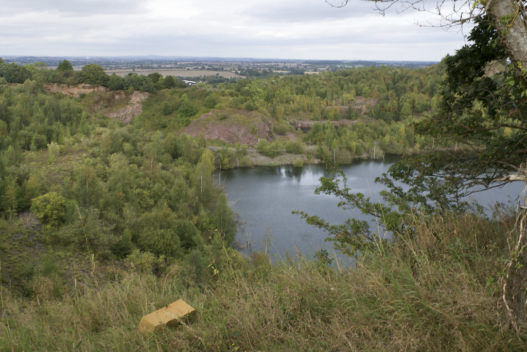 Boon's Quarry Overlooking Boon's Quarry, part of the Quarr… Flickr