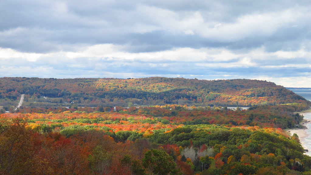 Arcadia, MI Arcadia and M22 and Lake Michigan beach from t… Flickr