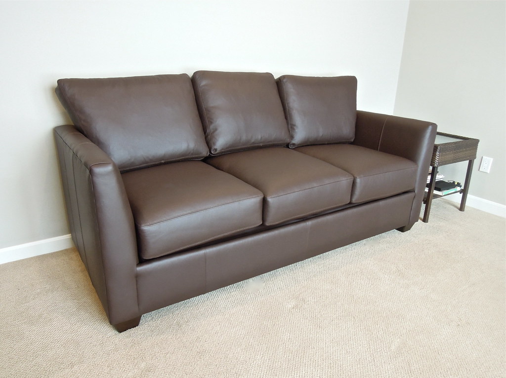 Norwalk Faux Leather Sleeper Sofa This Queen size Horizon … Flickr