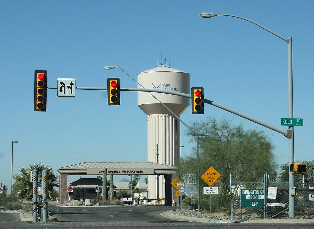 DavisMonthan AFB Irvington Gate As seen on the way to the… Flickr
