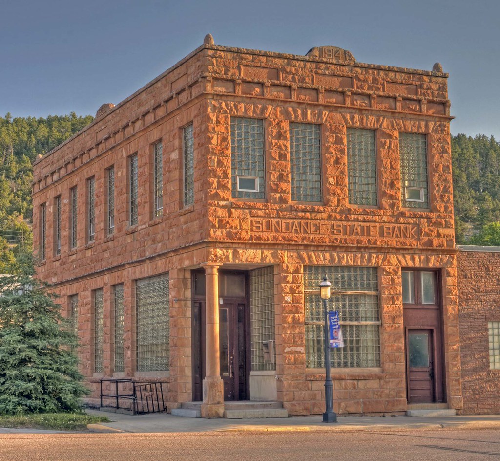 Sundance State Bank Sundance WY, USA Chuck Wilson Flickr