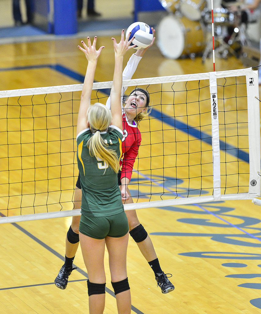 Nebraska D23 District Volleyball Final Kenzie Drudik Ord