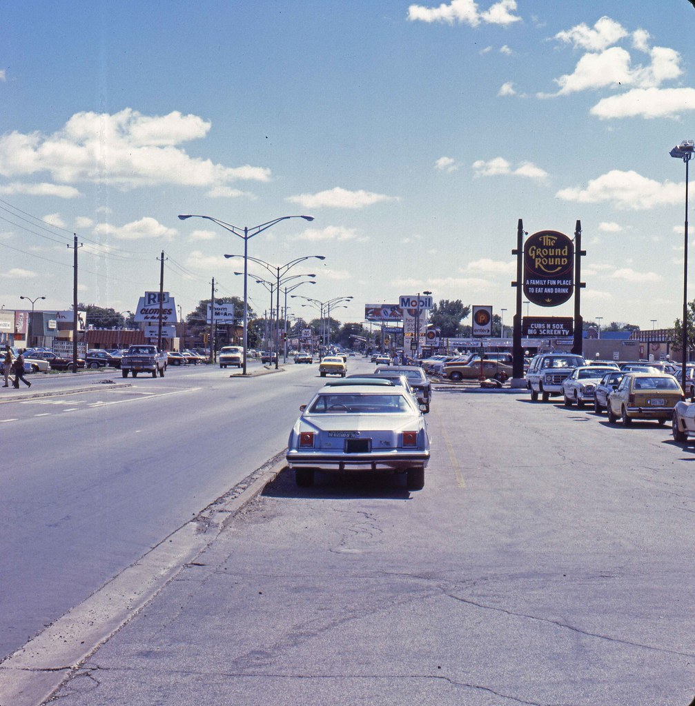 Harlem Ave. Norridge IL ca.1980 Looking south. Before the … Flickr