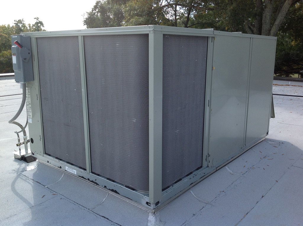 new HVAC unit Another view of the large HVAC unit in the c… Flickr