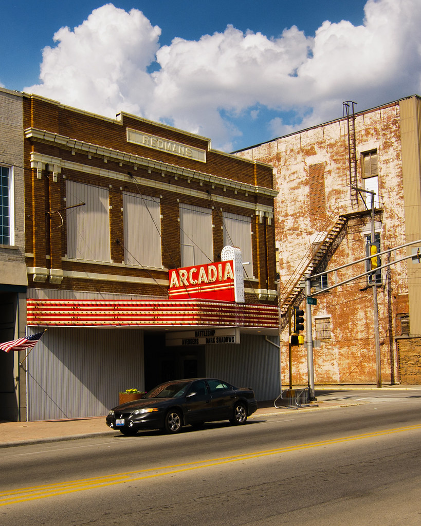 Arcadia The local picture show in Olney, Illinois. Nice re… Flickr