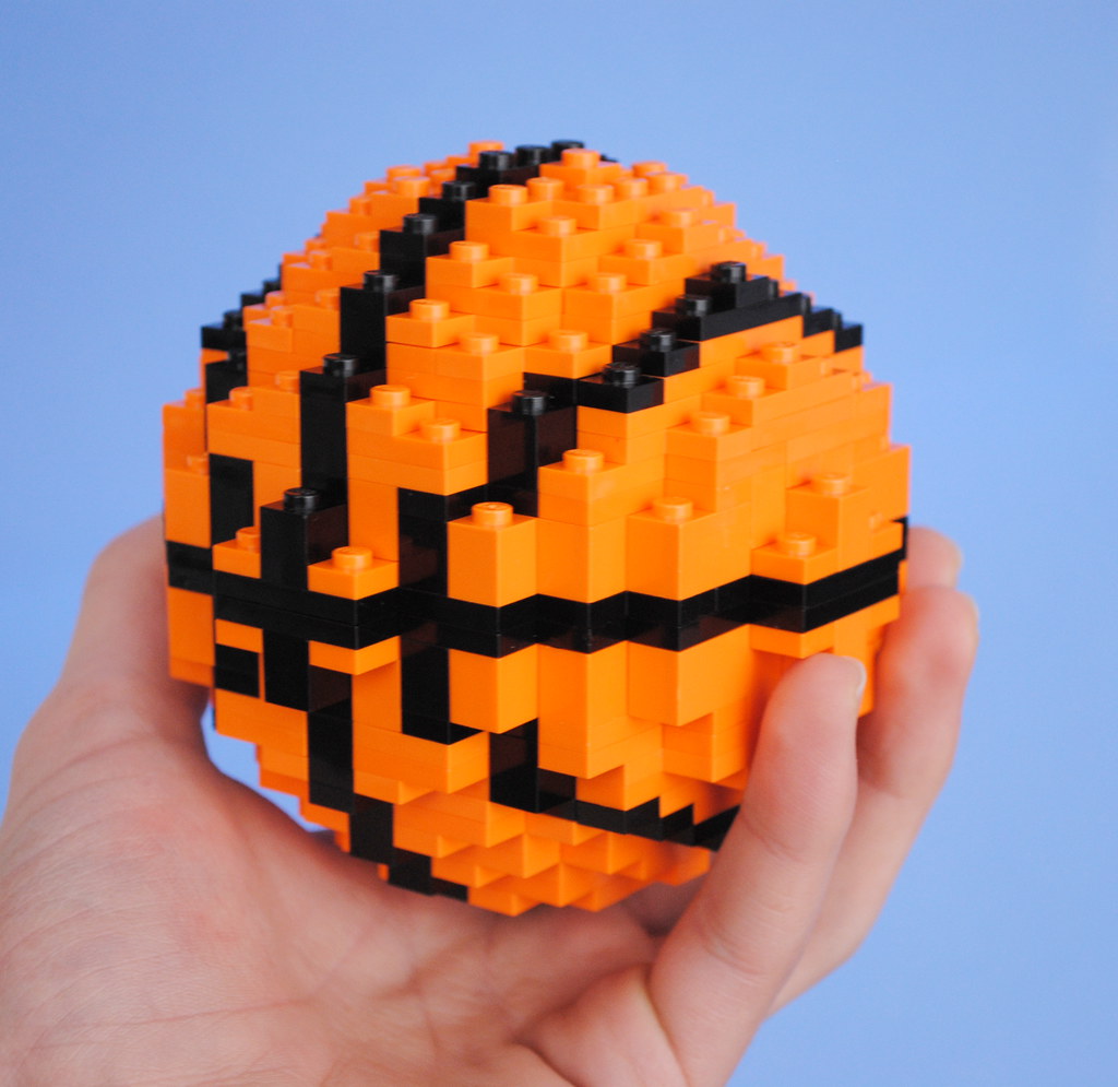 LEGO Basketball A smallscale basketball I made out of bri… Flickr