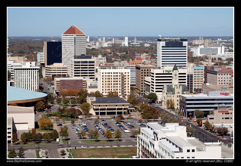Downtown Wichita Aerial of Downtown Wichita from near Wate… Bill