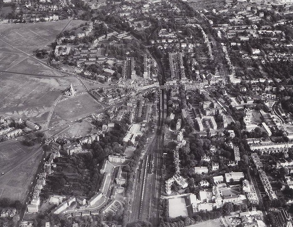 Blackheath London SE3 1960's aerial view. Blackheath Londo… Flickr