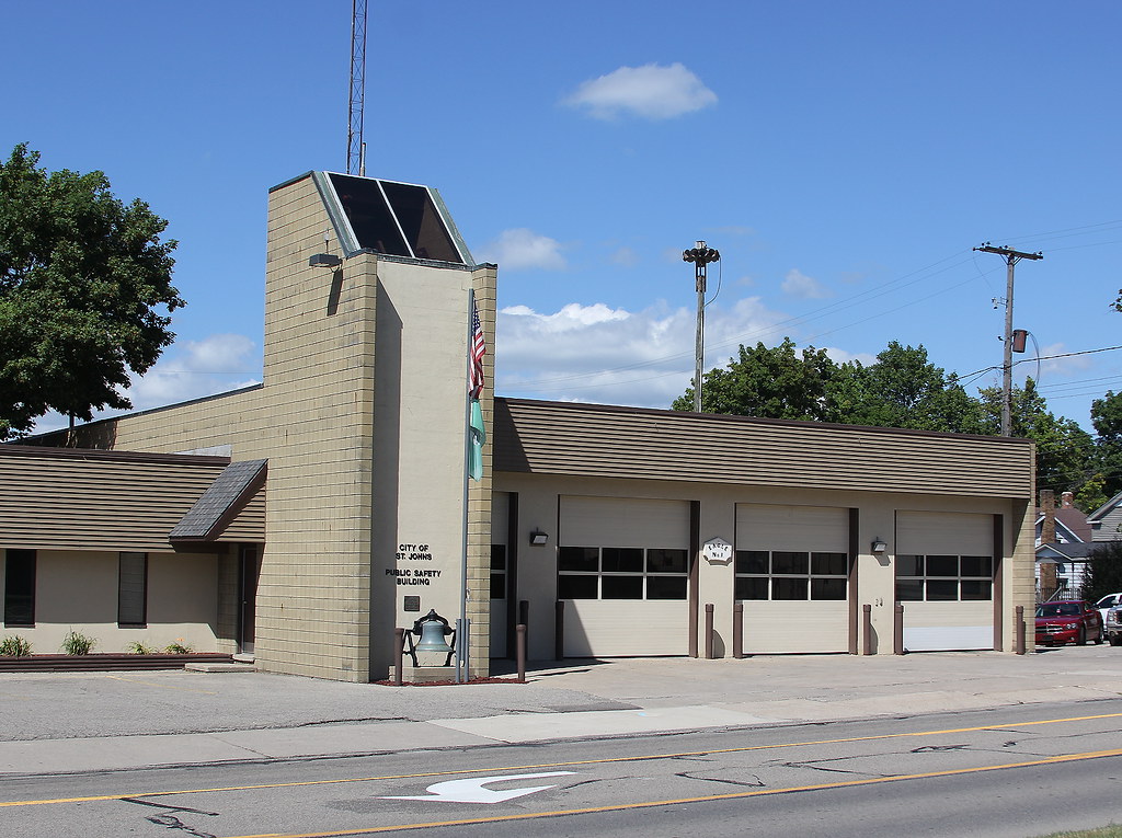 St. Johns, MI, Fire Station Russ Hill Flickr