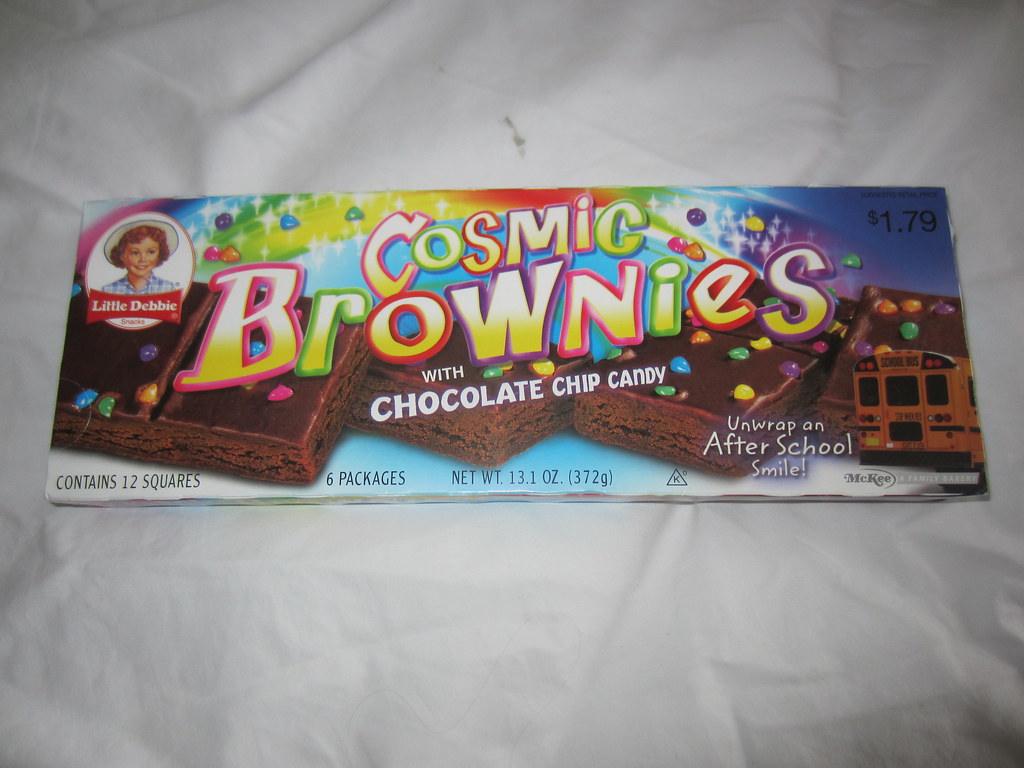 Little Debbie Cosmic Brownies Chocolate brownies with colo… Flickr