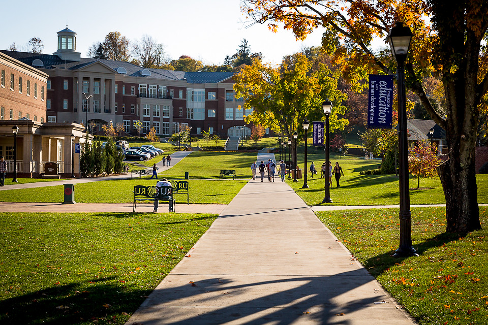 Fall on Campus Radford University Flickr