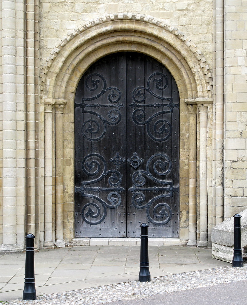 Norman doorway, Norwich Cathedral, Norwich, Norfolk, Engla… Flickr