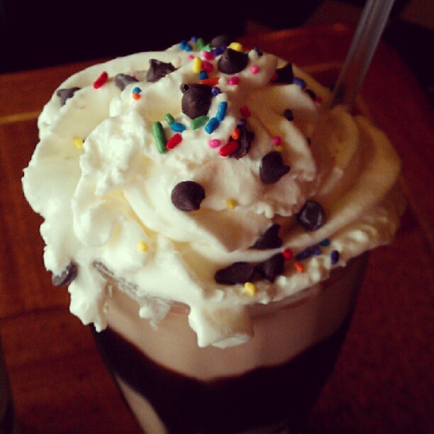 Chocolate milkshake with sprinkles in Spokane yesterday. M… Flickr