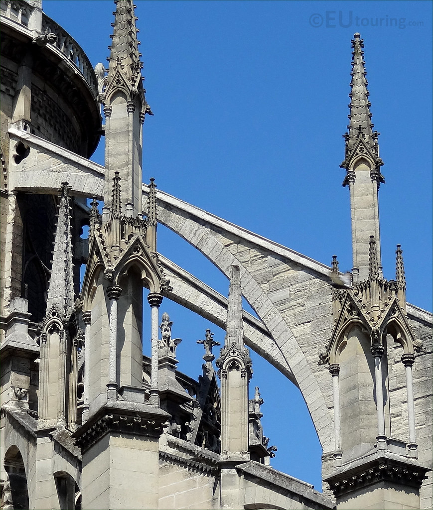 Flying buttresses of the Notre Dame The flying buttresses … Flickr