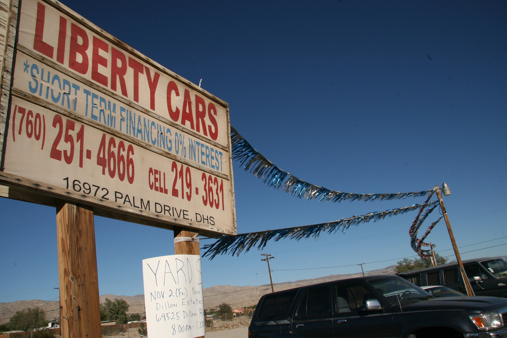 A local car dealership on Palm Drive in Desert Hot Spring… Flickr