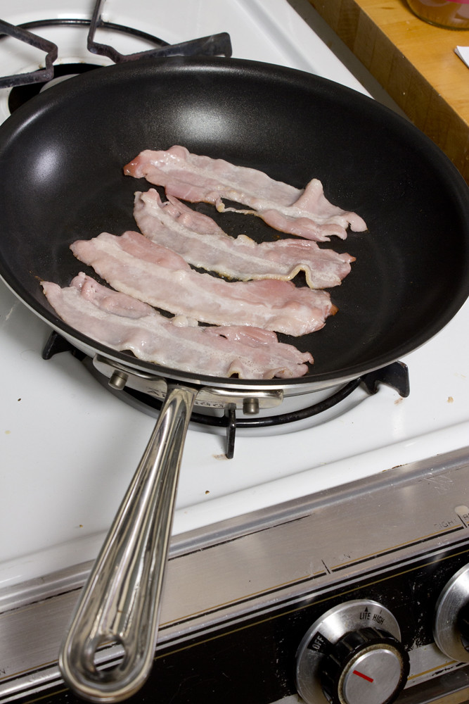 Bacon in AllClad Nonstick Pan Didriks Flickr