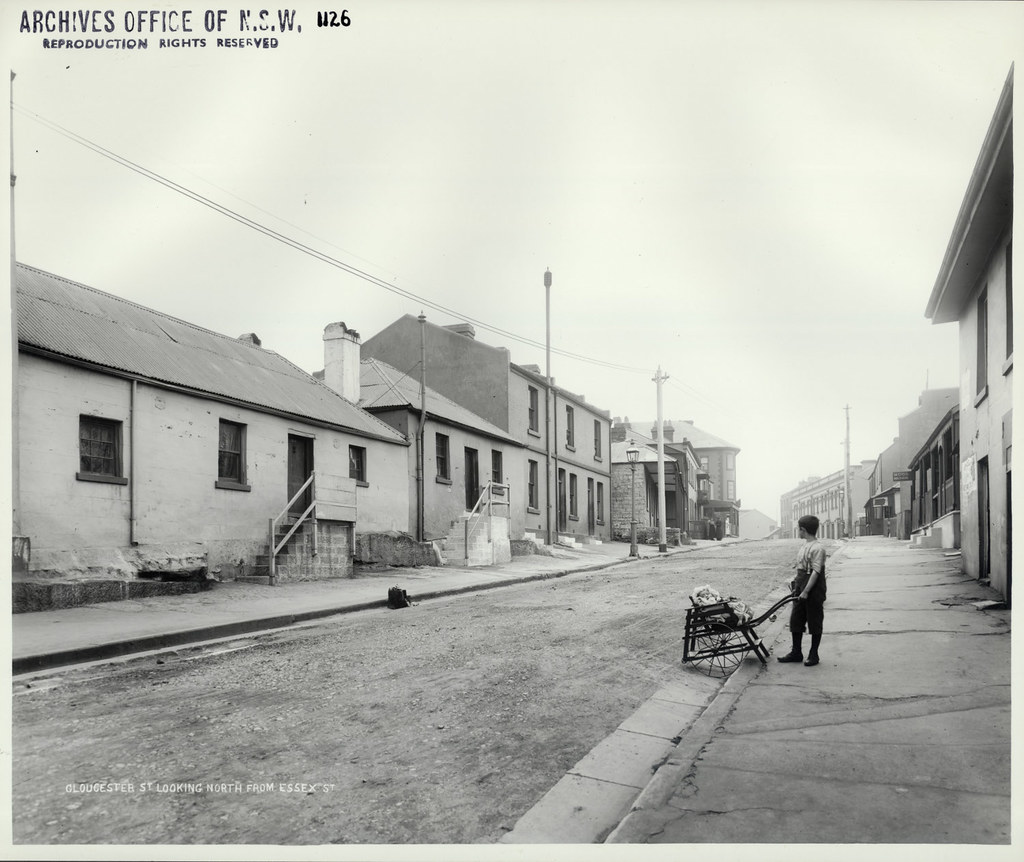 Gloucester Street looking north from Essex Street, The Roc… Flickr