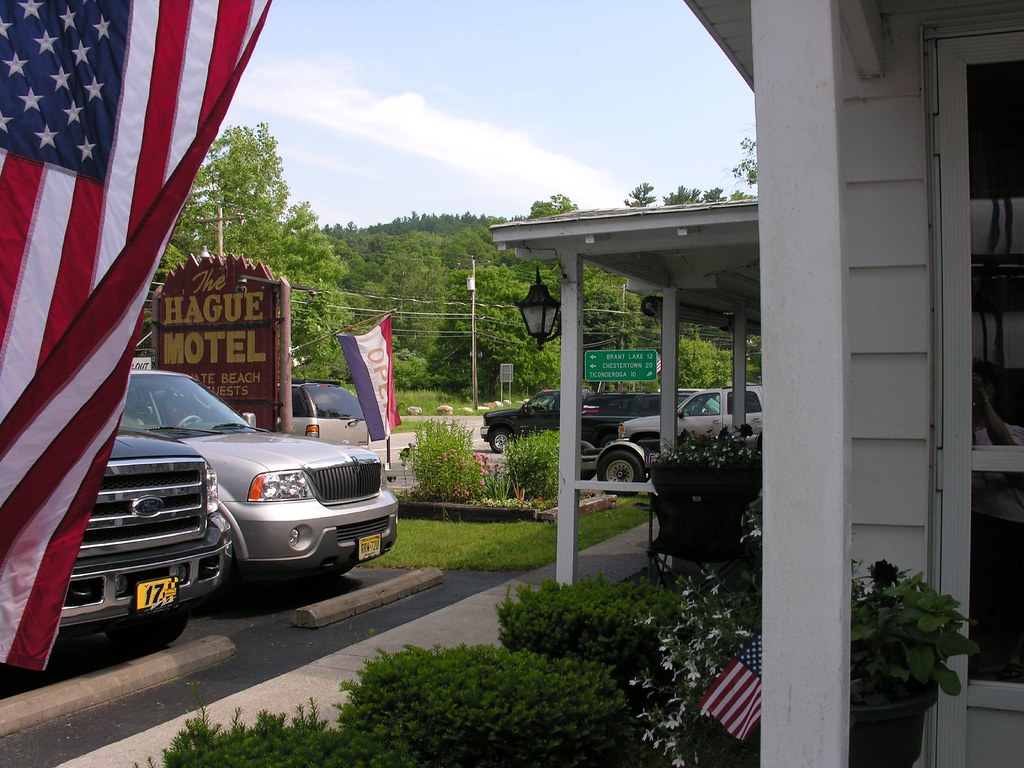 Looking Out from The Hague Motel in Hague, New York on Lak… Flickr