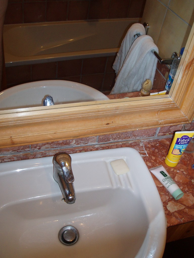 Our bathroom sink, The Sunflower Hotel, Qawra Malta Flickr