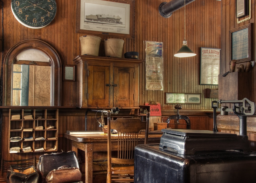 The stationmaster's office This was taken at the fascinati… Flickr