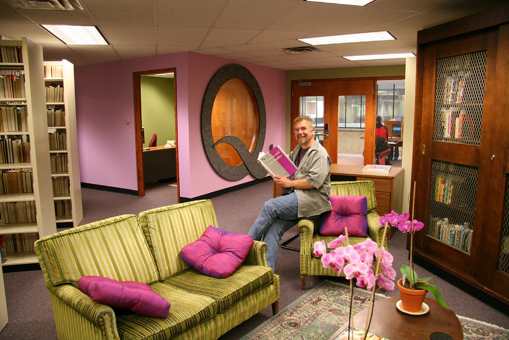 Pride Library Reading Room in Orchid and Olive Professor J… Flickr