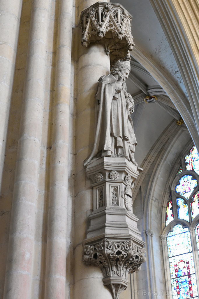 Column Statue York Minster (Cathedral), York, North Yorksh… Flickr
