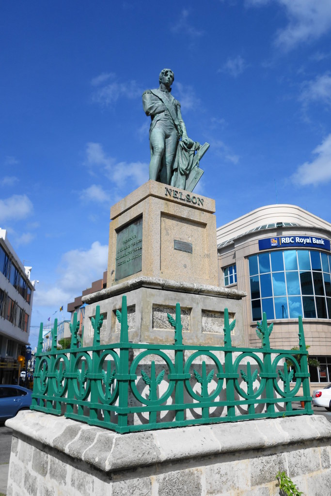 Lord Nelson Statue, Bridgetown, Barbados predates statue i… Flickr