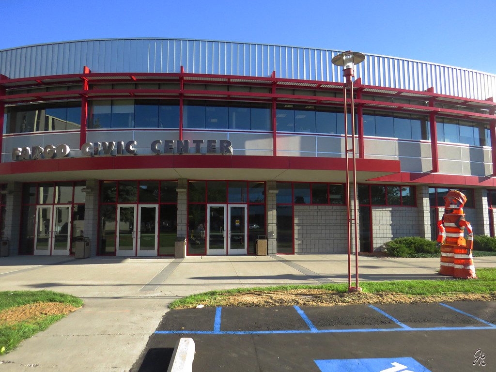 Fargo Civic Center Fargo ND Civic Center in the early moâ€¦ Flickr