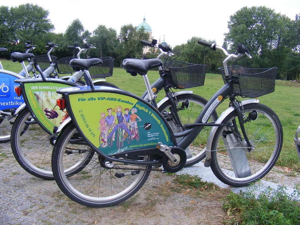 Hire bicycles, potsdam. Next bike. part of the Berlin syst… Flickr