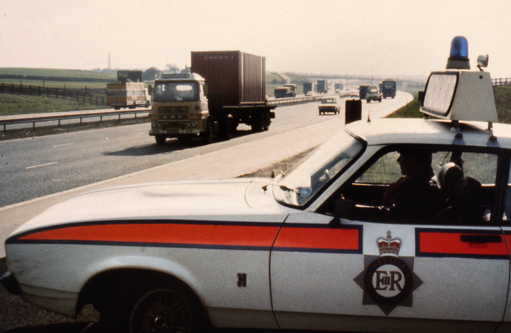 Jam Butty on the Motorway A Ford Capri, perhaps for many t… Flickr