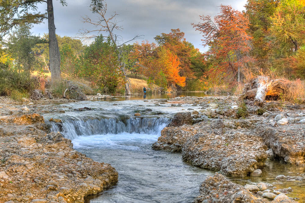 Frio River Fisherman, Leakey, TX November 2012 Dan Thibodeaux Flickr