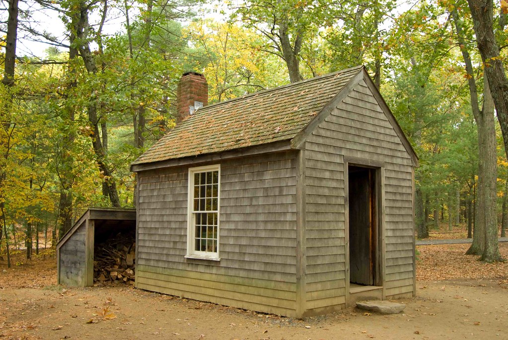 Thoreau's Cabin, Walden Pond This is a reconstruction of t… Flickr