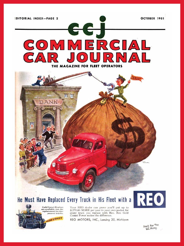 1951 October Cover for Car Journal' Feature RE… Flickr