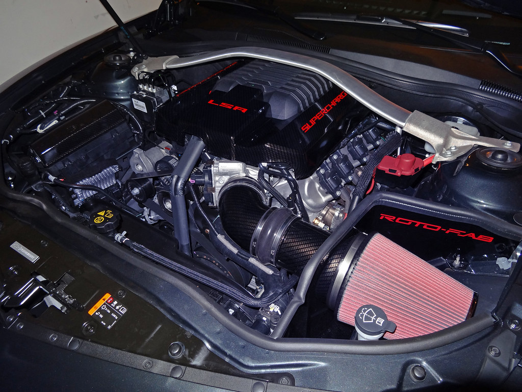 2013 Chevrolet Camaro ZL1 Engine Bay | Added a red Roto-Fab … | Flickr