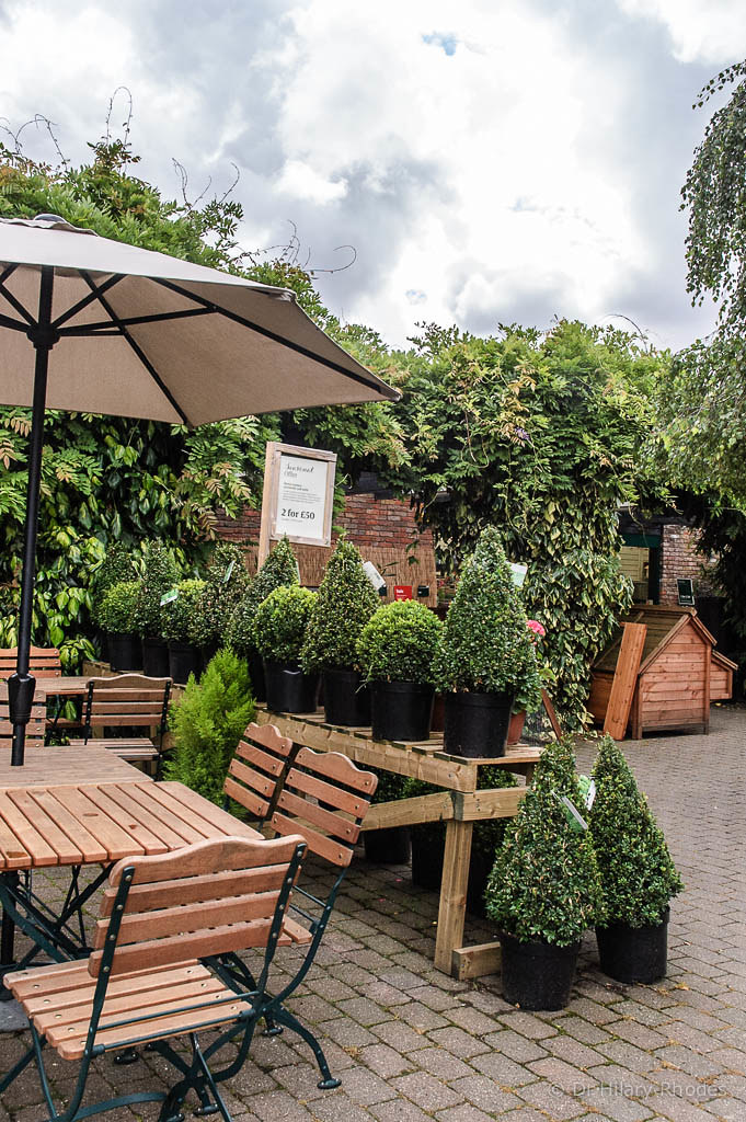 Outside seating Tring Garden Centre, Bulbourne Road, Tring… Dr