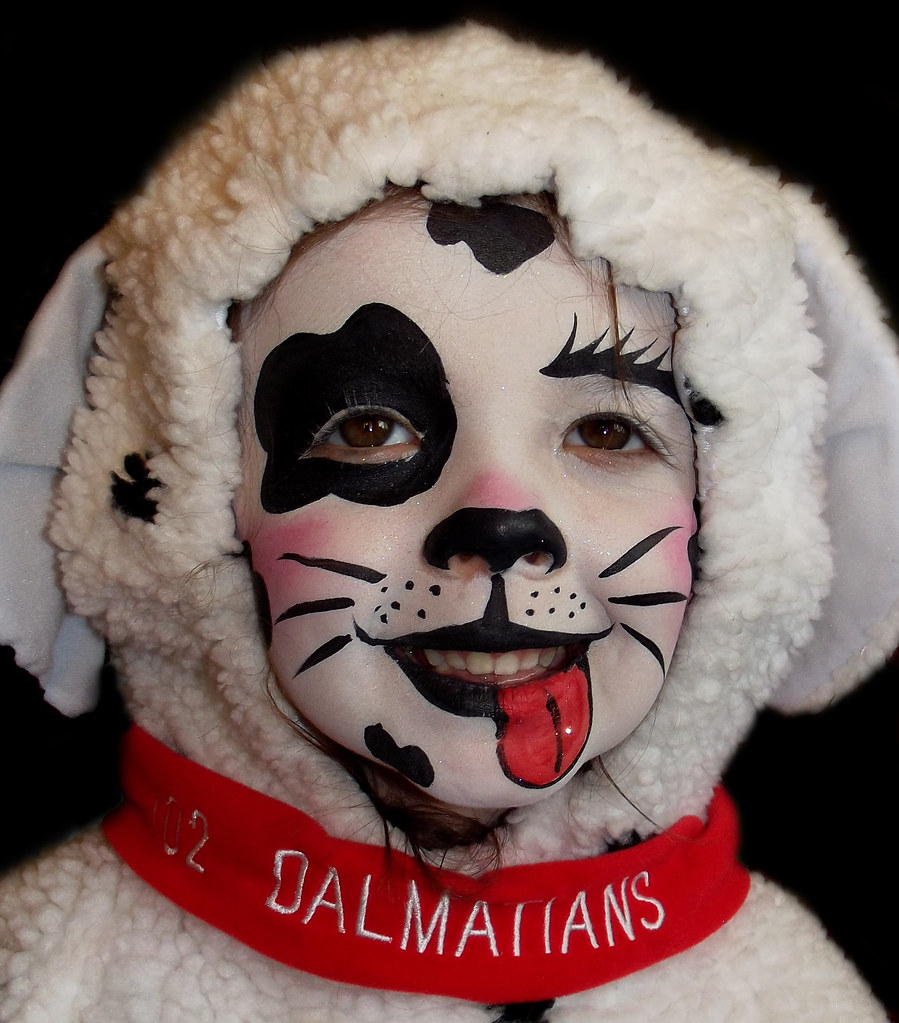 Dalmatian Face Painting Some of the faces i have painted o… Flickr