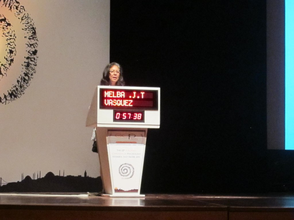 ECP 2011 Istanbul melba vasquez, keynote PsychPhotos Flickr