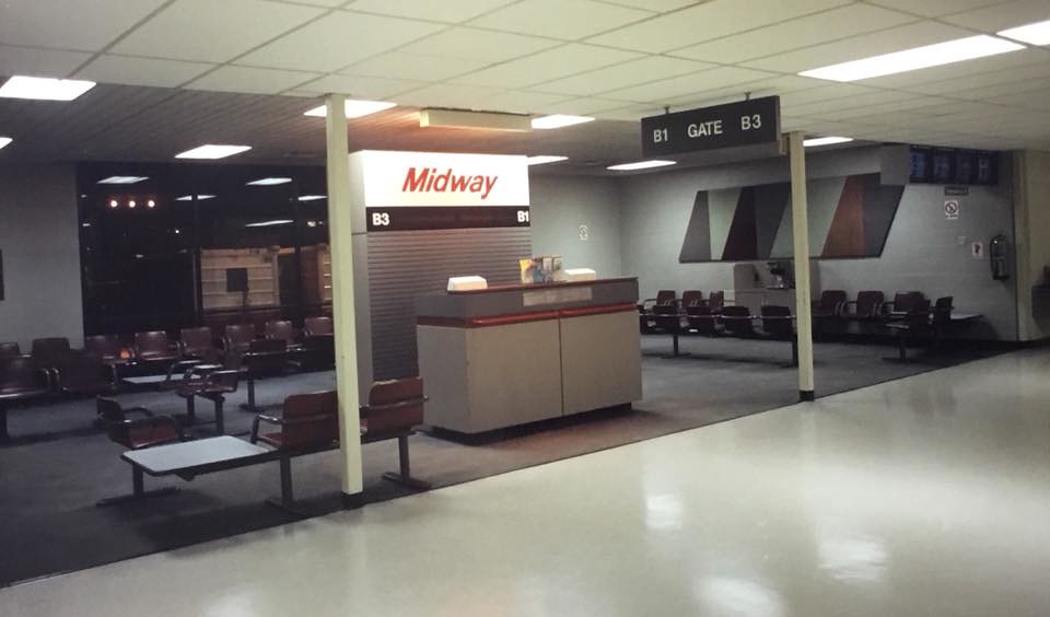 Chicago Midway Airport Midway Airlines Ticket Counter Flickr