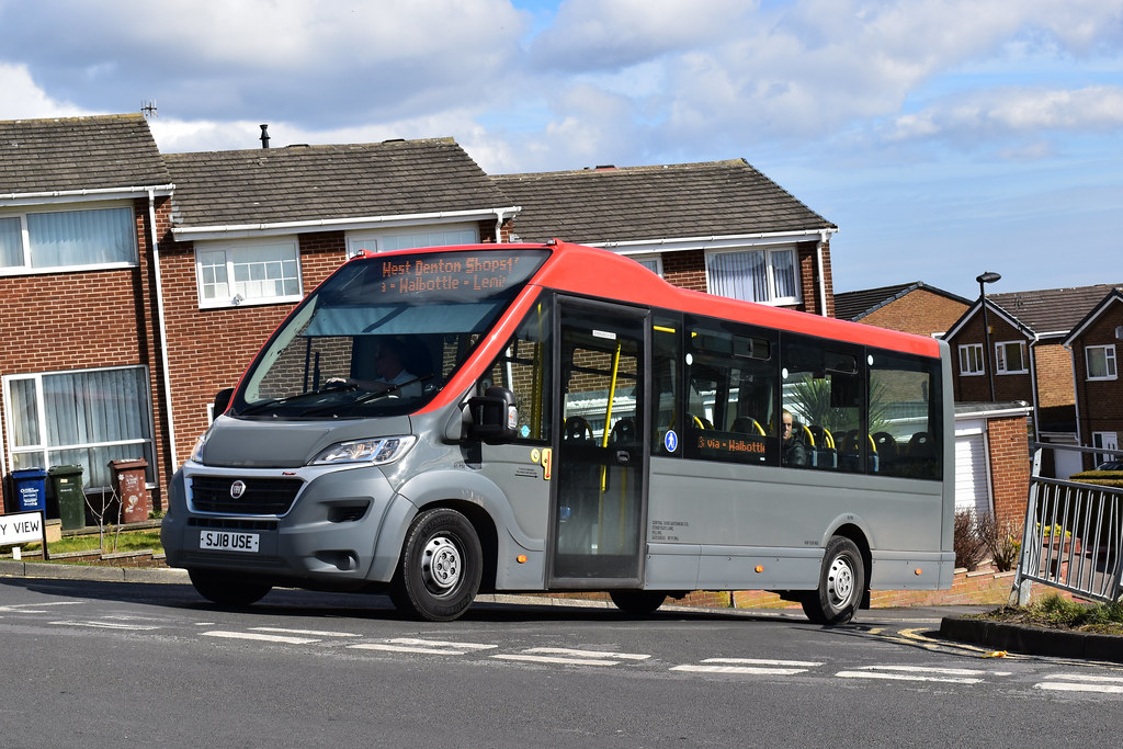 SJ18USE West Denton 13 Gateshead Central Taxis Fiat Bluebi… Flickr