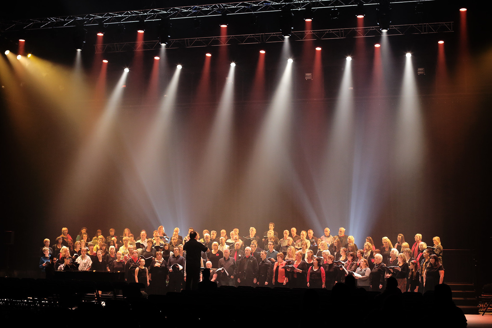 The Royal Opera House Thurrock Community Chorus singing at Awake in