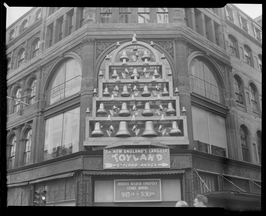 Christmas decorations on Jordan Marsh store File name 08_… Flickr