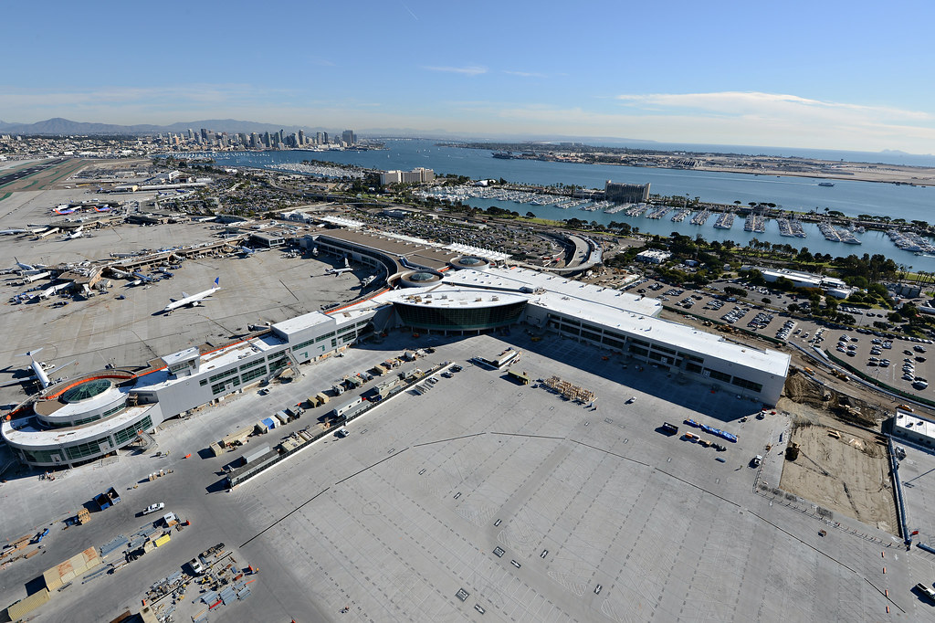 The Green Build Aerial Jan 2013 San Diego International Airport